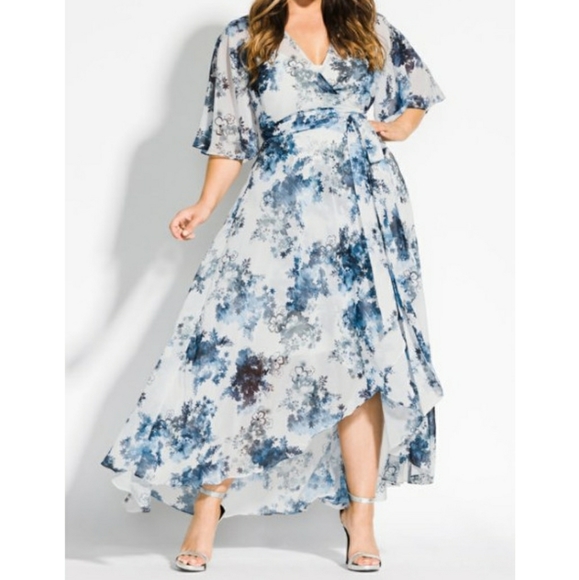 City Chic Dresses & Skirts - 🆕️ CITY CHIC - Kenji Floral Maxi Dress